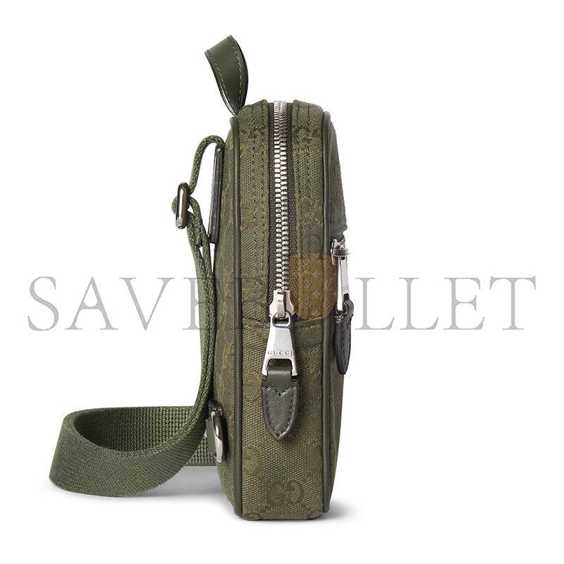 GUCCI GG CANVAS MINI SLINGBAG ‎834258 (12.5*17.5*4cm)